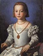 Agnolo Bronzino, Portrait of Bia